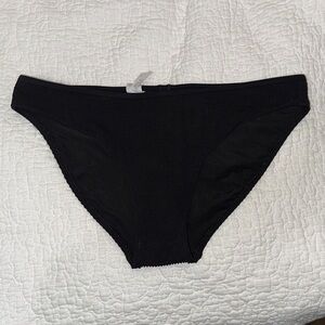 aerie Black Bikini Bottom